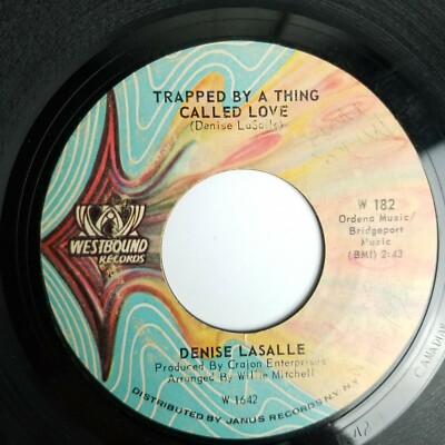 Denise LaSalle Trapped by a Thing Called Love 7'' 45rpm Westbound