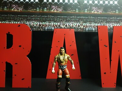 Wwe/wwf RAW IS WAR 1996 STAGE Mattel Scale Wrestling Figures No