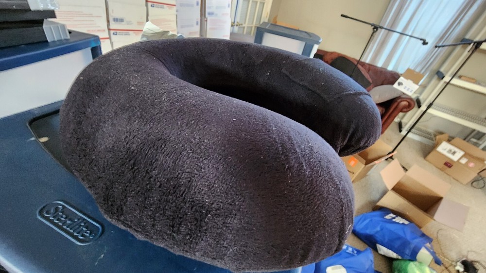 Cloudz Tourister Memory Foam Neck Pillow for Travel Comfort  