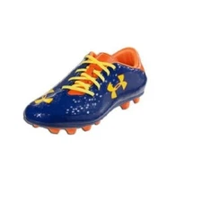 Under Armour Junior Blur III HG JR Soccer Cleats Caspian Blue Orange US Size 5Y