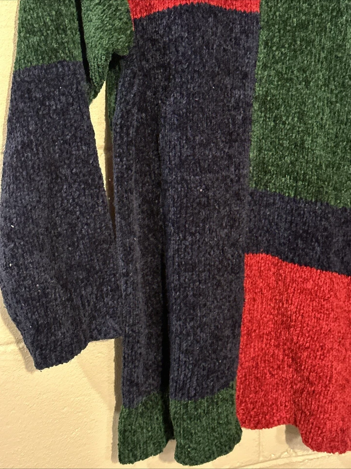 Suéter Coogi Vintage Años 80/90 Jason Maxwell Multicolor Bloque de Color Talla S Foto 4 de 4