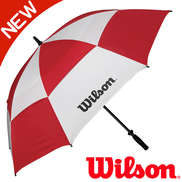 Wilson 62 inch Golf Double Canopy Umbrella WGA090200RED for sale
