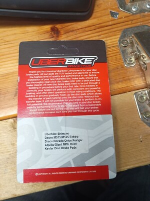 UberBike and Nukeproof brake pads for Shimano, Tektro, etc UK