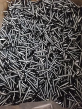 250 pcs #10 1.50 black quad pan head screws plus one Bit  rv trim metal wood etc