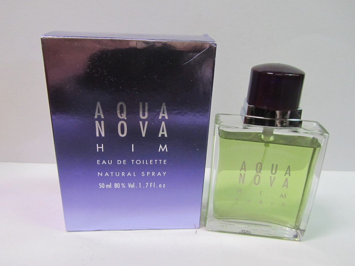 Aqua Nova Him by Via Paris Parfums 1.7 oz Eau de Toilette Spray