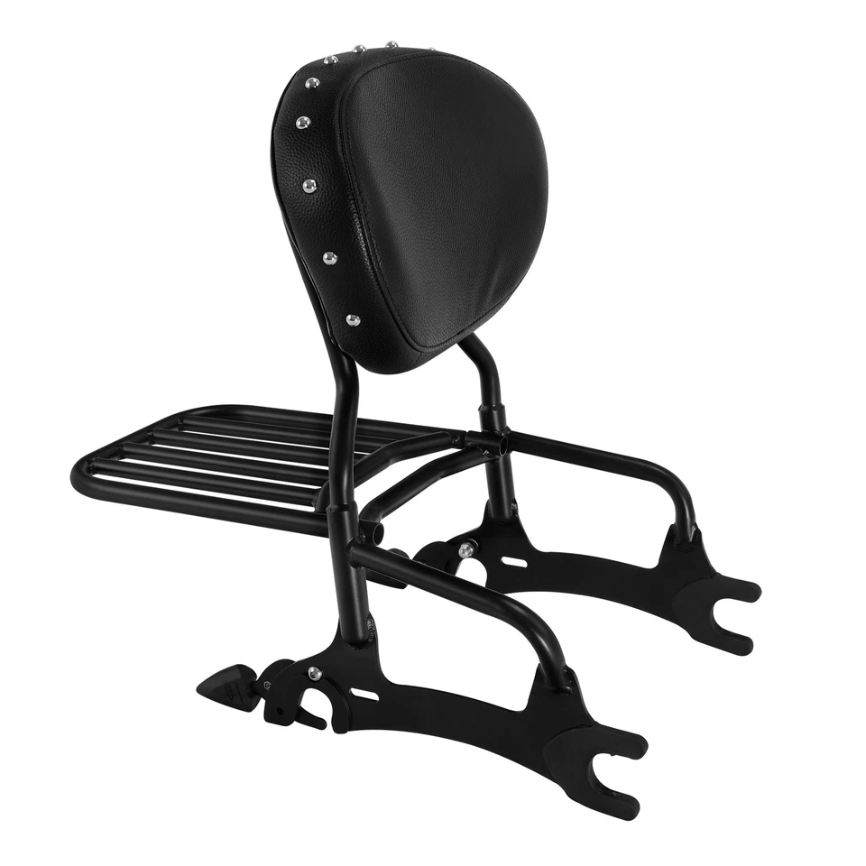 Portaequipajes con respaldo de barra Sissy para pasajeros apto para Indian Springfield Chieftain Foto 2 de 4