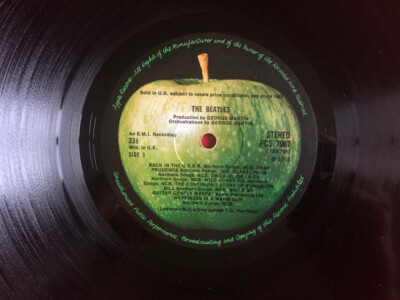 The Beatles White Album 1968 UK Apple PCS SEPARATOR Mispress Rocky