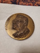 NELSON ROCKEFELLER VICE PRESIDENTIAL INAUGURAL MEDAL, MEDALLIC ART, BRONZE 1975