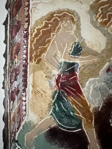 Roy Tonkin litografia Olimpiadi III firmata e numerata 15/350 con cornice oro - Foto 6 di 10