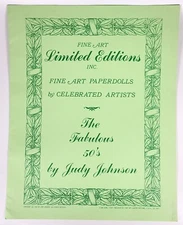 Vintage Paper Doll Set ~ The Fabulous 50s ~ by Judy Johnson 1987 Limited Edition