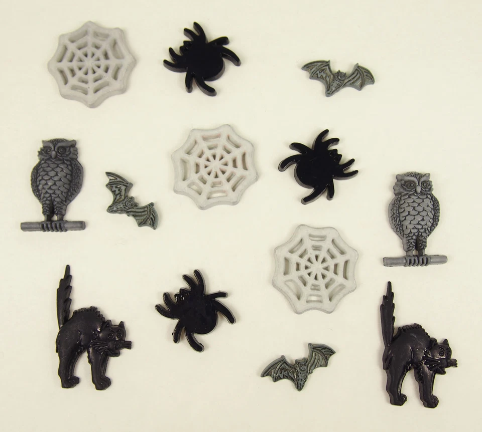 Halloween Themed Buttons Sets Buttons Galore Crafts Crafting Scrapbooking Sewing - Image 2 of 4