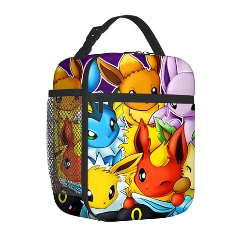 Pikachu Pokemon Insulated Lunch Bag School Picnic Snack Lunchbox Travel Box Gift - Picture 50 of 69