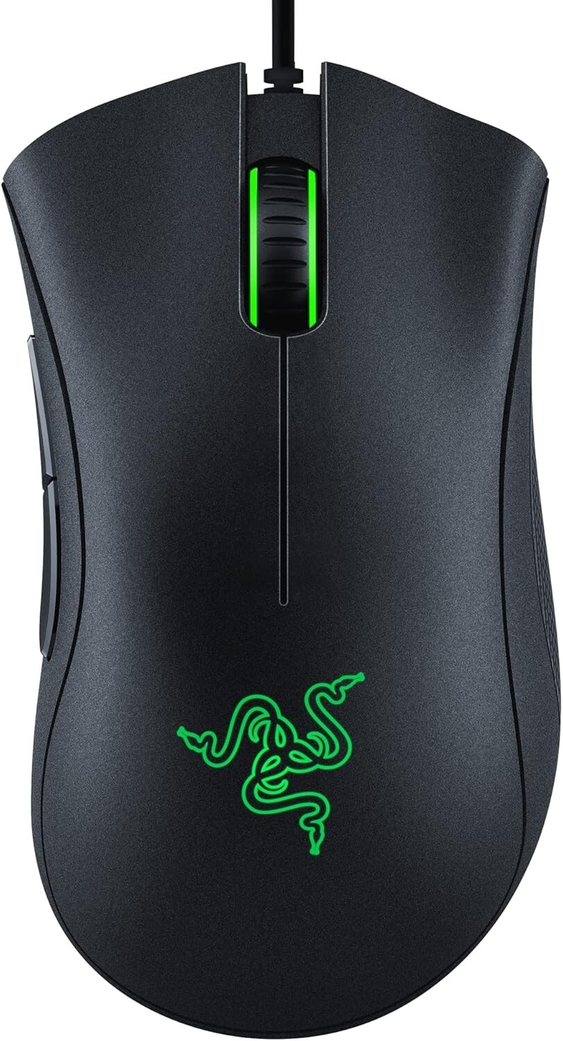 Razer DeathAdder Essential Gaming Mouse with 6400 DPI Optical Sensor - New