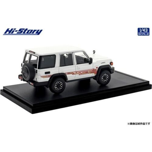 Hi-Story 1/43 Toyota Land Cruiser 70 AX 2023 Super White II HS489WHS NUEVO - Imagen 2 de 4