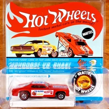 Custom Made Vintage Hot Wheels The Mongoose Vs Snake Redline Red Hong Kong 1970