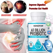 Probiotic Prebiotic Blend Contains 10 Strains of Probiotic Bacteria Gut Health