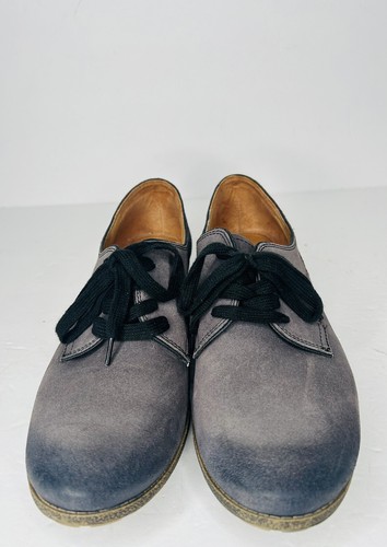 Naya Tiber Women Dress Shoe Leather Lace Up Grey Ankle High 12 M Pre-owned - Picture 2 of 9