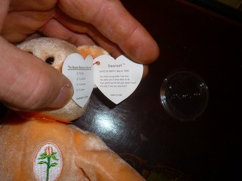 Ty Beanie Baby Bear 'Caro' etichetta originale con errori - 8 maggio 2000 - Foto 5 di 6
