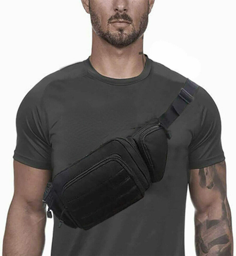 Cross-Body Backpack Molle Sling Bag Tactical Gun Bag Pack Mens Shoulder Bag US - Picture 10 of 27