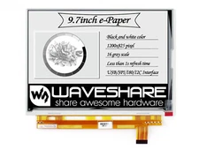 Waveshare Two-Color 9.7inch E-Ink Display e-Paper Screen 1200x825 Raspberry Pi