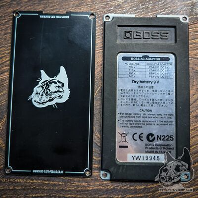 Boss Fußplatte / Grundplatte / Backplate Ersatz X2 - fünf Katzen Pedale