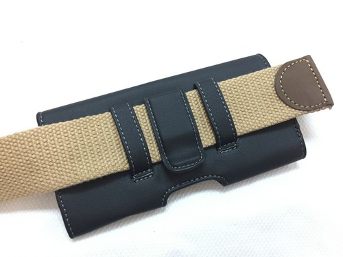 BLACK LEATHER BELT CLIP HOLSTER POUCH CASE FOR SAMSUNG GALAXY S20 ULTRA 5G - Picture 6 of 7