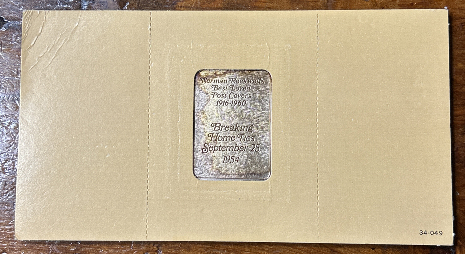 Hamilton Mint Norman Rockwell Best Loved Post Cover Breaking Home Ties
