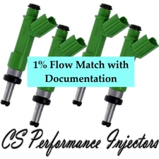 1% Flow Match Denso Fuel Injectors 23250-36010 for 09-19 Toyota Lexus 2.5 2.7 I4