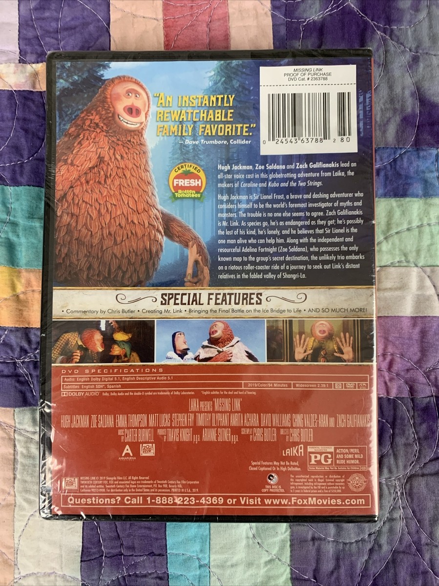 Missing Link [New DVD] Dolby, Subtitled, Widescreen NEW