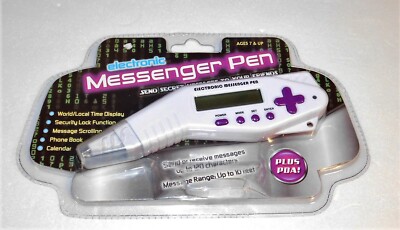 Electronic Messenger Pen. Plus PDA. New in the Package. Sends Messages!