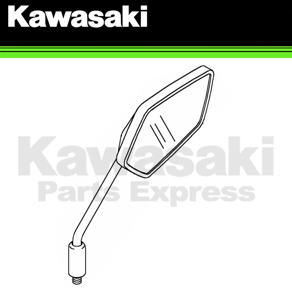 NEW 2017 - 2025 GENUINE KAWASAKI Z 125 PRO RIGHT MIRROR