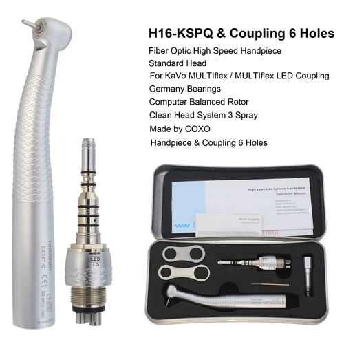 BEING Dental High Speed Fiber Optic Handpiece KAVO MULTIflex Coupler 4 6 Hole - Picture 104 of 151