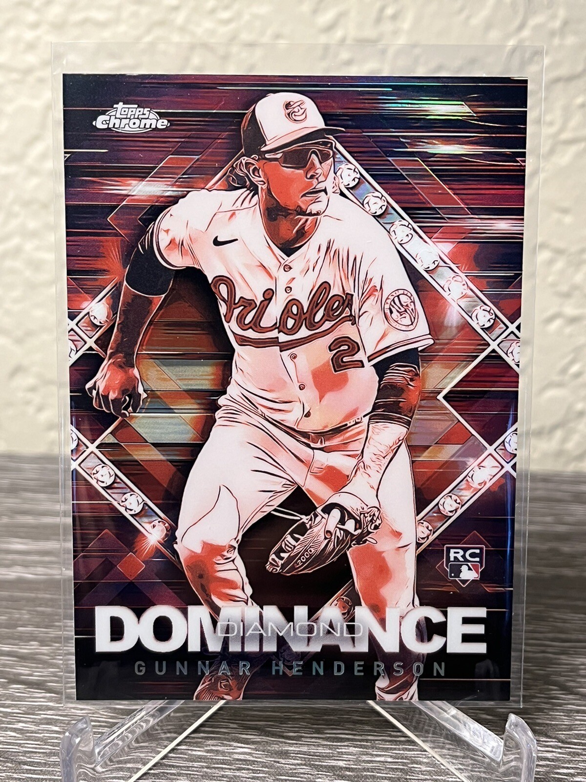 GUNNAR HENDERSON DIAMOND DOMINANCE 2023 Topps Chrome Update SSP Case Hit AL ROY