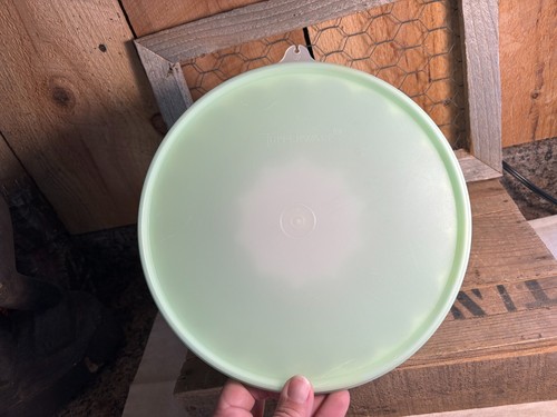 Anillo de hielo vintage de 3 piezas molde de gelatina Tupperware #1201 con tapa e inserto - Imagen 2 de 5