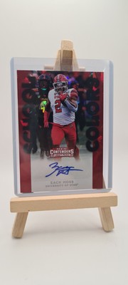 2020 Contenders Draft Picks School Colors Cracked Ice #24 Zack Moss AUTO /23
