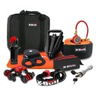 X-BULL Winch Recovery Kit 11PCS Snatch Strap Shovel Dampener With Recovery Ring
