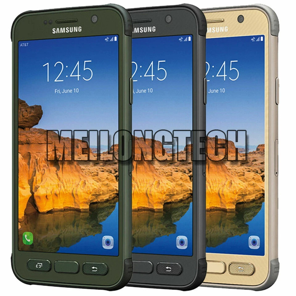 Smartphone Samsung Galaxy S7 Active SM-G891A 32GB AT&T Desbloqueado Android B+W Grabación Foto 2 de 4