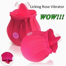 Licker Vibrator Nipple Clit Licking G-spot Vagina Sex Toy for Women Massager