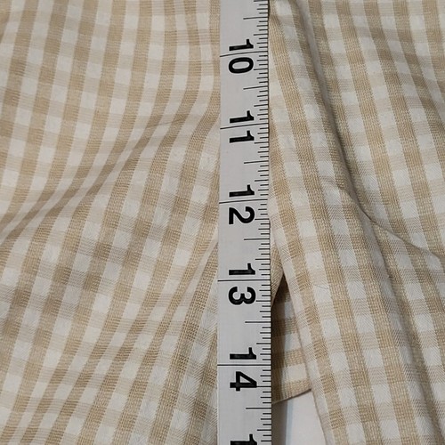 Sommer Bermuda Shorts Damen Größe 8 hellbraun weiß kariert sonnig Leigh neu mit Etikett - Bild 13 von 13