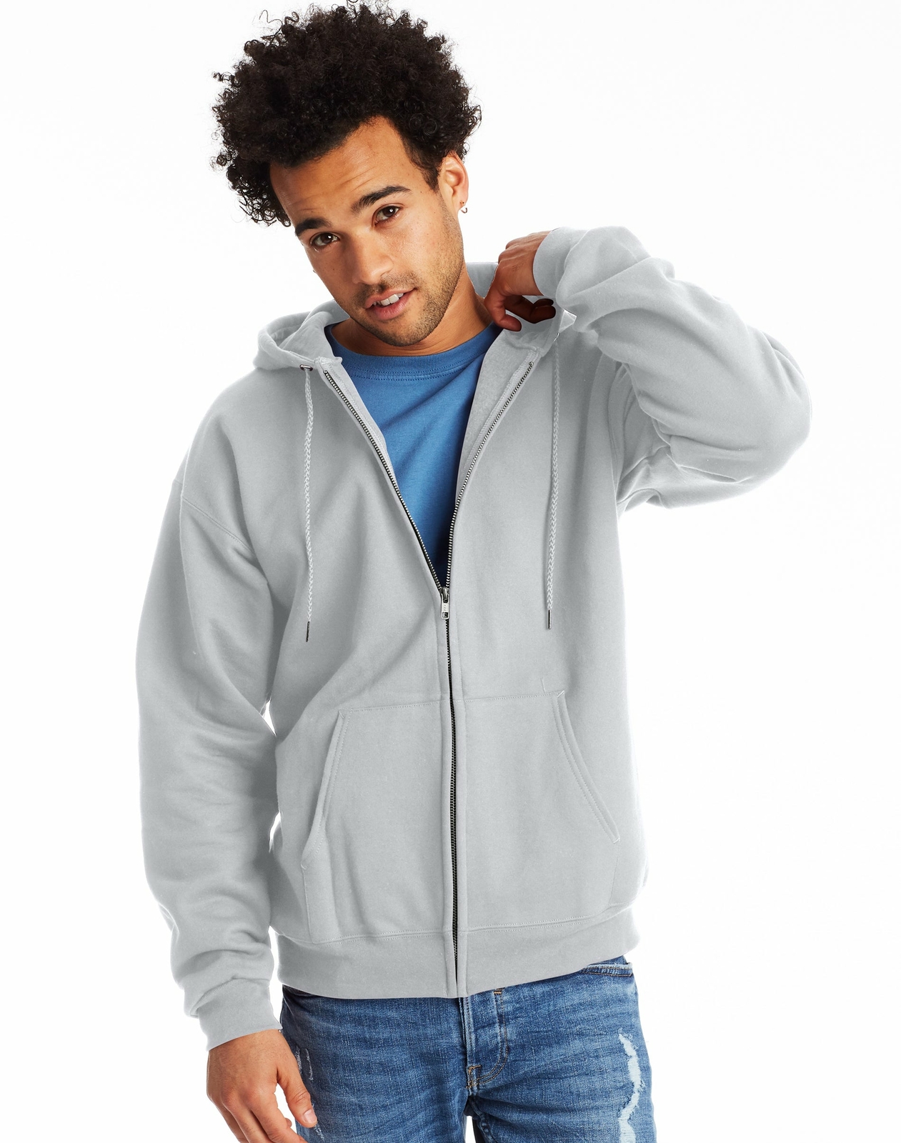 Men's Full Zip Hoodie Hanes Ultimate 