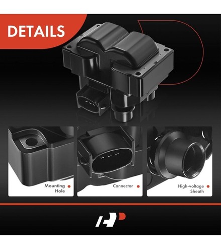 2 Pack Ignition Coil Coils For FORD Expedition Lincoln MERCURY F5LU-12029-AA - Foto 6 di 8