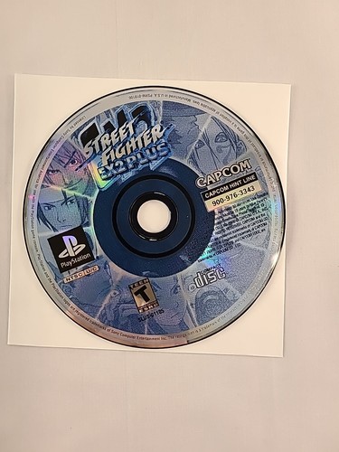 Street Fighter EX2 Plus (Sony PlayStation 1, 2000) DISK ONLY! Tested & Working!