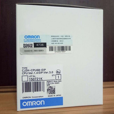 New OMRON CPU module CJ2H-CPU68-EIP CJ2HCPU68EIP 1 year warranty