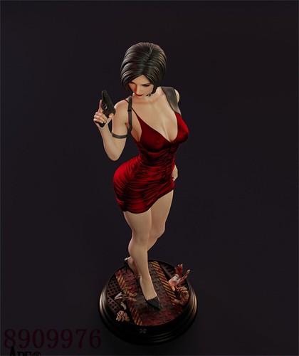 Ada Wong 3D Printing Figure Unpainted Model Sculpture GK Blank Kit New Stock - Picture 5 of 14