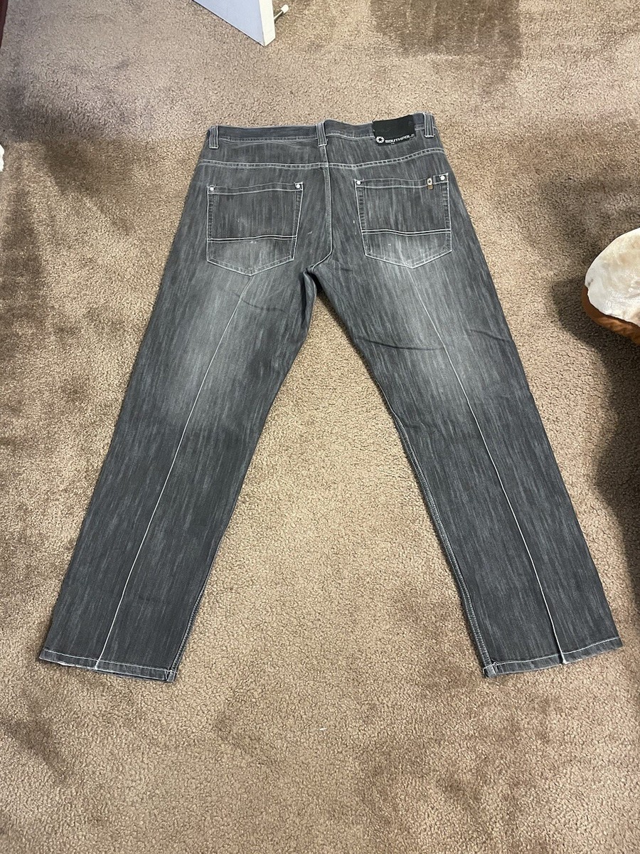 Vintage Y2K Southpole Brown Tab Baggy Jeans Men's Size 40/32 Gray