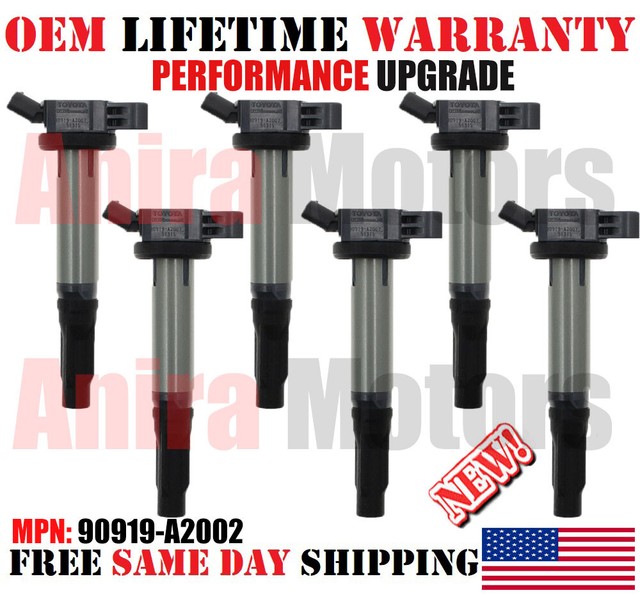 NEW 6/PACK OEM DENSO Ignition Coils 1116 Toyota Sienna 3.5L