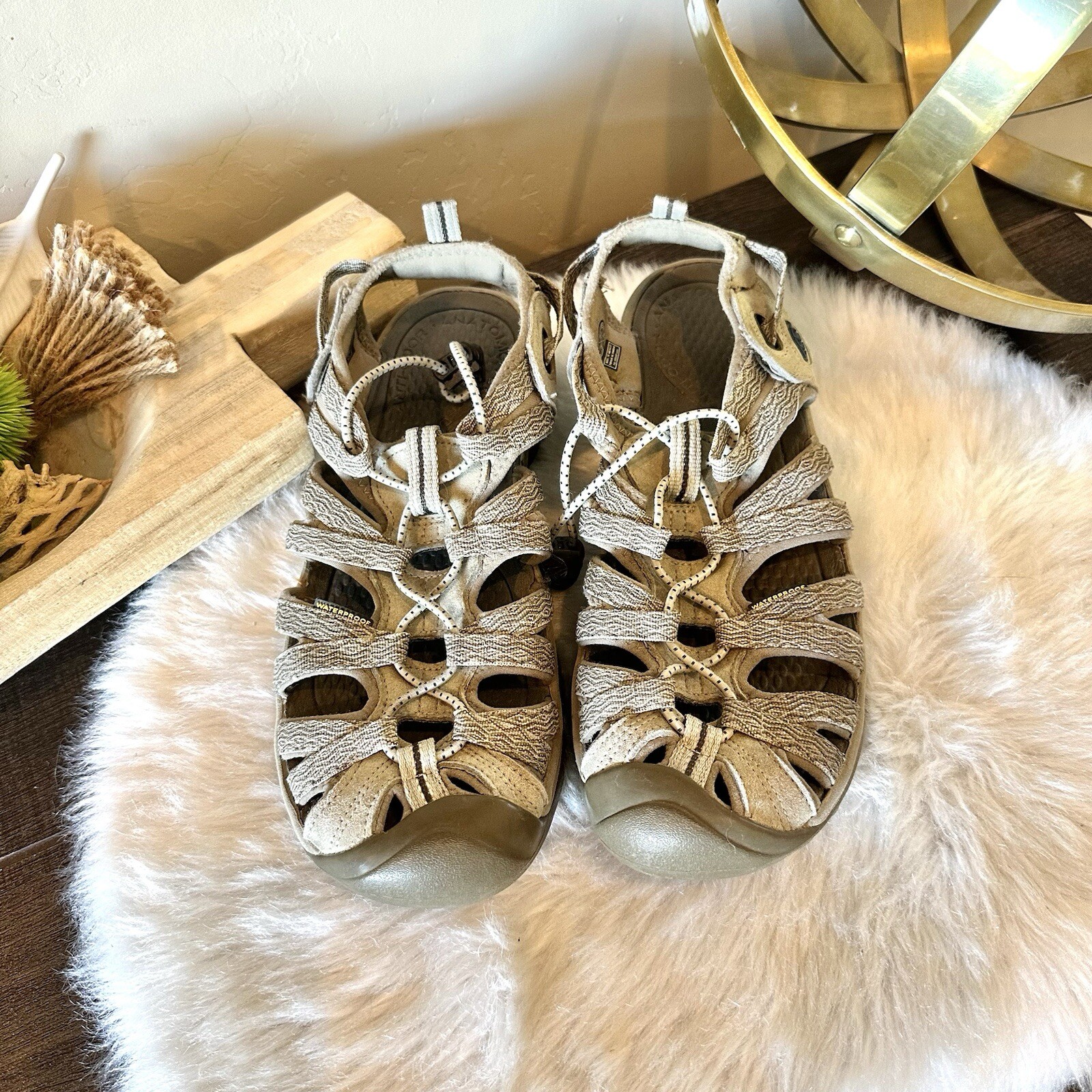 KEEN APPASSIONATO SANDALO IMPERMEABILE ESCURSIONISMO Outdoor Antiodore DONNA TAGLIA 9 5 Azteco