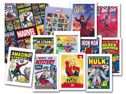 Marvel Classic Comics Stamp Souvenir Folder Royal Mail with 10x 1st Class Stamps - Picture 5 of 19