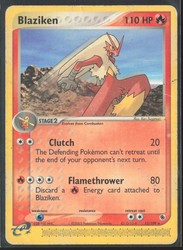 Blaziken 15/109 EX Ruby & Sapphire Non-Holo Rare