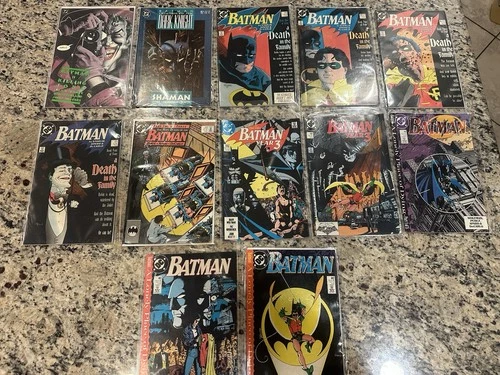Lot Of 12 Vintage Batman Comics DC